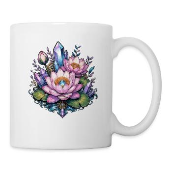 Crystal Lotus in the Crystal Garden - Mug - white - Right