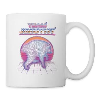 Jimothy Viraler Waschbär Lustiges Team Jimothy - Tasse - Weiß - Rechts