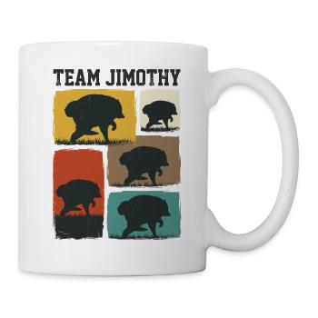 Jimothy Viral Raccoon Funny Team Jimothy - Mug - white - Right