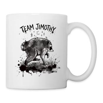 Jimothy Viraler Waschbär Lustiges Team Jimothy - Tasse - Weiß - Rechts