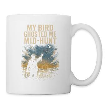 Falconry Falconer My Bird Ghostet Me Mid Hunt - Mug - white - Right