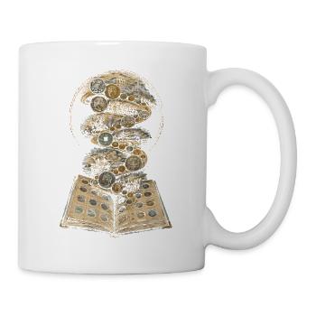 Münzsammler Numismatik Münzen Sammeln - Tasse - Weiß - Rechts