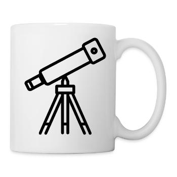 Teleskop - Tasse - Weiß - Rechts