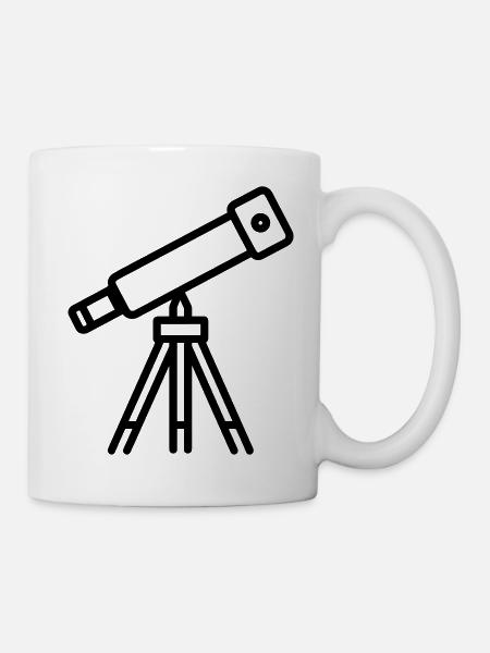 Teleskop - Tasse - Weiß