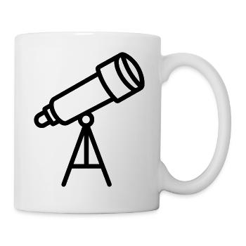 Teleskop - Tasse - Weiß - Rechts