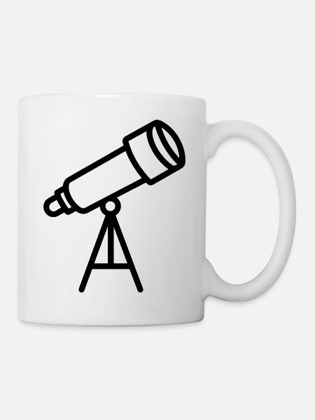 Teleskop - Tasse - Weiß