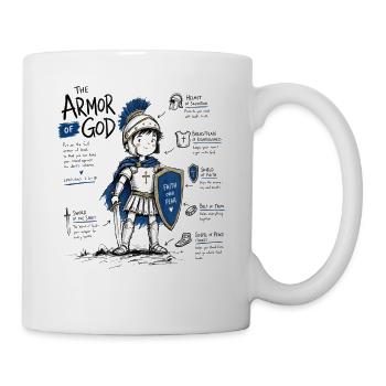 God's Armor Warrior: Faith & Courage - Mug - white - Right