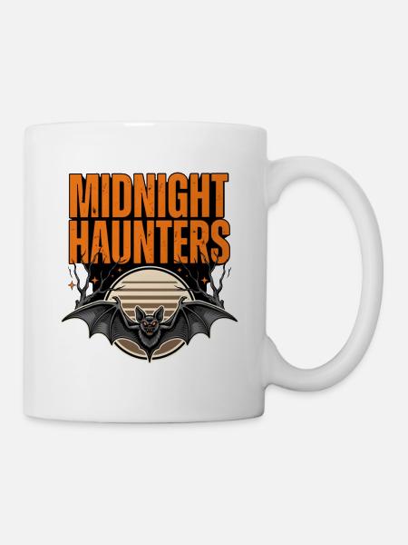 Halloween Bat – Midnight Haunters - Mug - white