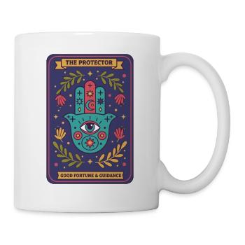 Spirituality Sacred Geometry The Protector - Mug - white - Right
