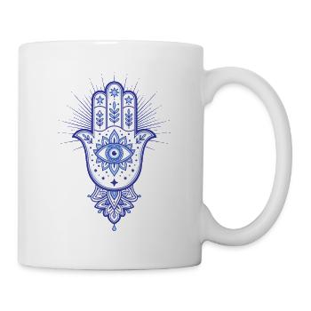Spiritualität Heilige Geometrie Lotusblume Zen - Tasse - Weiß - Rechts