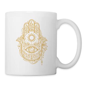 Spiritualität Heilige Geometrie Glaubenssymbol Zen - Tasse - Weiß - Rechts