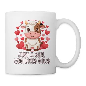 Kuhliebe im Herzkreis - Tasse - Weiß - Rechts