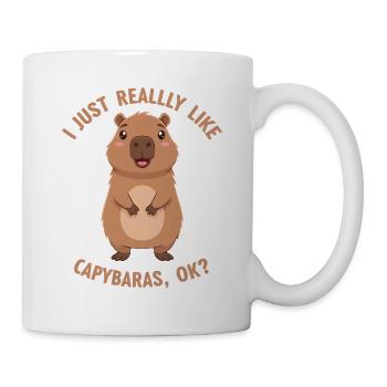 Capybara Love Ok - Mug - white - Right