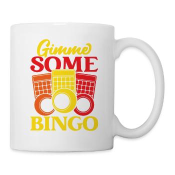 Partie de bingo Donnez-moi un peu de bingo - Mug blanc - blanc - Droite