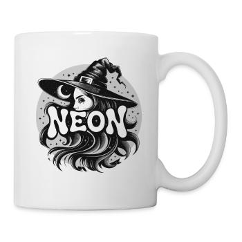 Mystische Hexe Mit Mond Und Sternen Magische - Tasse - Weiß - Rechts