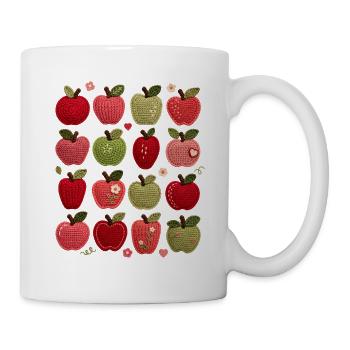 Äpfel Äpfel - Tasse - Weiß - Rechts