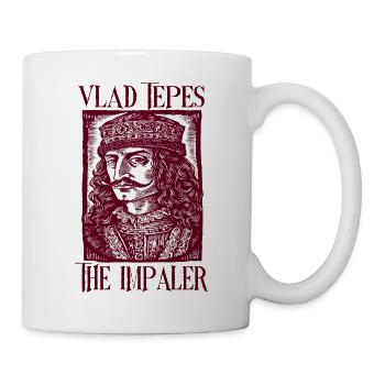 Vlad Tepes Impaler Porträt - Tasse - Weiß - Rechts