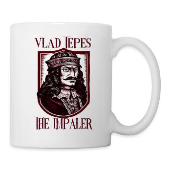 Vlad Tepes The Impaler Shield - Mug - white - Right