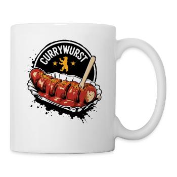 Currywurst Berlin - Tasse - Weiß - Rechts