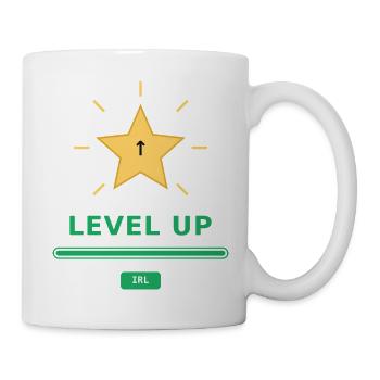 Level Up IRL – Gamer Motivation - Mug blanc - blanc - Droite