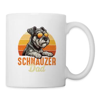 Schnauzer Dad Miniature Standard Giant Pride - Mug - white - Right