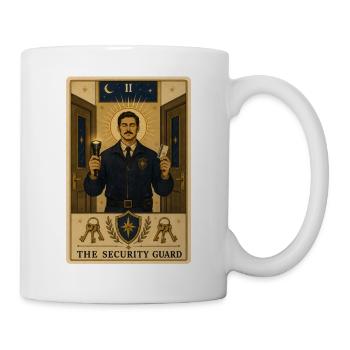 Agent de sécurité | Tarot de sécurité - Mug blanc - blanc - Droite