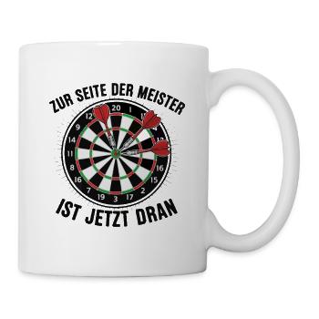 Darts Meisterschaft Jetzt Dran - Tasse - Weiß - Rechts
