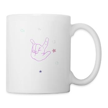 Neon Rock  - Tasse - Weiß - Rechts