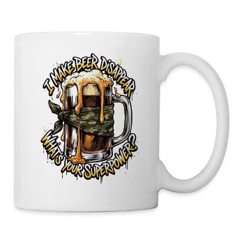 Je fais disparaître la bière Craft Beer - Mug blanc - blanc - Droite