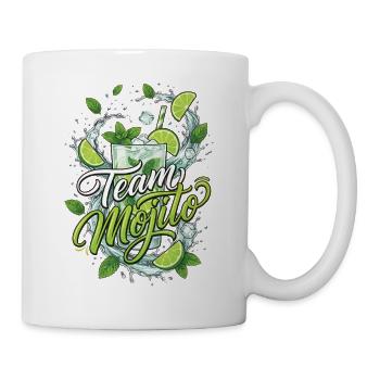 Barman de cocktails Mojito pour enterrement de vie de garçon - Mug blanc - blanc - Droite