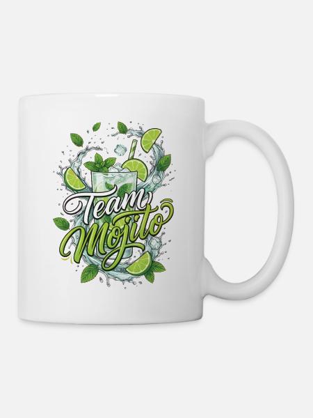JGA Mojito Cocktail Barkeeper - Tasse - Weiß