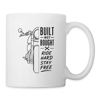 Ride Hard Stay Free Bicycle - Tasse - Weiß - Rechts