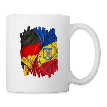 Allemagne et Roumanie - Mug blanc - blanc - Droite