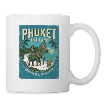 Phuket Thailand - Tasse - Weiß - Rechts