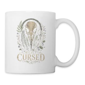 Raven Raven Mildly Cursed - Mug - white - Right