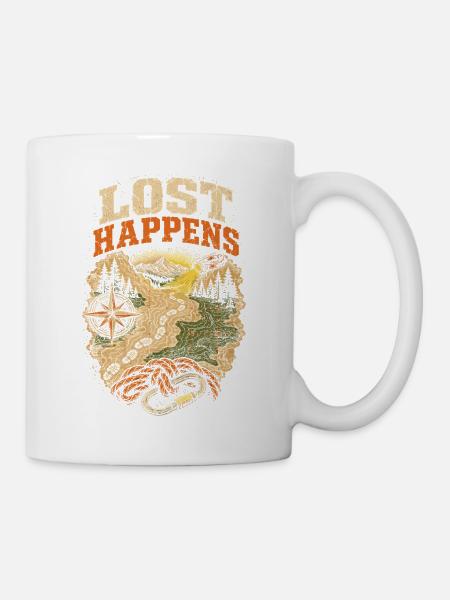 Rettungsteam Lost Happens - Tasse - Weiß
