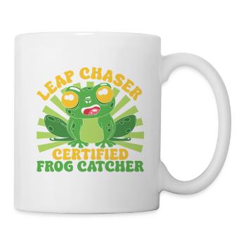 Frog Catcher Leap Chaser Certified Frog - Tasse - Weiß - Rechts