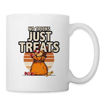 Bonbons d’Halloween – Pas de tours Juste des friandises - Mug blanc - blanc - Droite