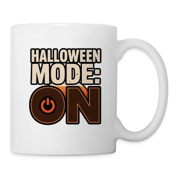 Drôle d’Halloween – Mode Halloween activé - Mug blanc - blanc - Droite