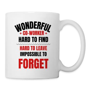 Cadeau d’adieu collègue - Mug blanc - blanc - Droite