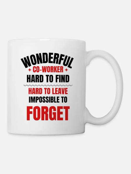 Abschiedsgeschenk eines Kollegen - Tasse - Weiß