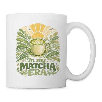 À mon époque du matcha - Mug blanc - blanc - Droite