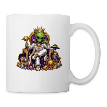Alien König des Reichtums - Tasse - Weiß - Rechts