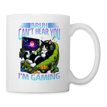 Gamer Gaming Cat Video Game - Tasse - Weiß - Rechts