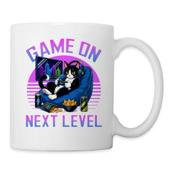 Gamer Gaming Cat Video Game - Tasse - Weiß - Rechts