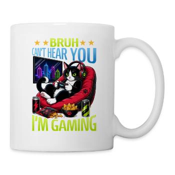 Gamer Gaming Cat Video Game - Tasse - Weiß - Rechts
