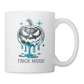 Trick-Modus-Kürbis - Tasse - Weiß - Rechts