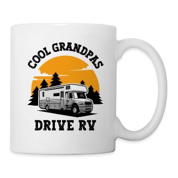Cool Grandpas Wohnmobil - Tasse - Weiß - Rechts