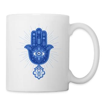 Spiritualität Meditation Heiliges Geometrie-Symbol - Tasse - Weiß - Rechts
