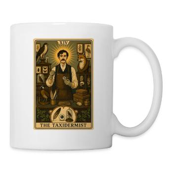 Präparator | Taxidermie Tarot - Tasse - Weiß - Rechts